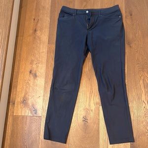 Lululemon Men’s ABC Pants 34 waist Navy Blue - small rip in knee